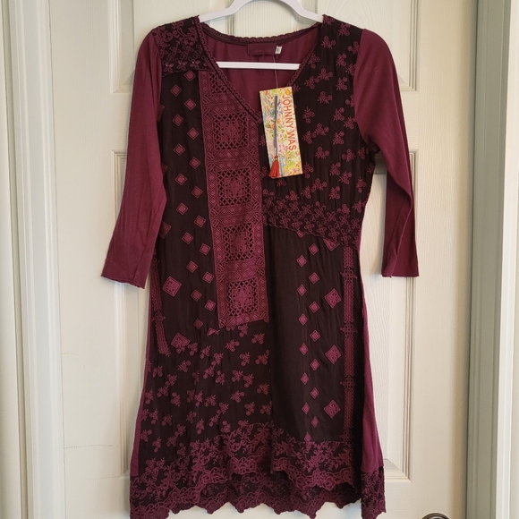 NWT Johnny Was Embroidered Tunic Dress - Picture 2 of 11